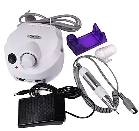 Professionele elektrische nagelboormachine voor pedicure - Professionele manicureset - Nagelboormachine Wit