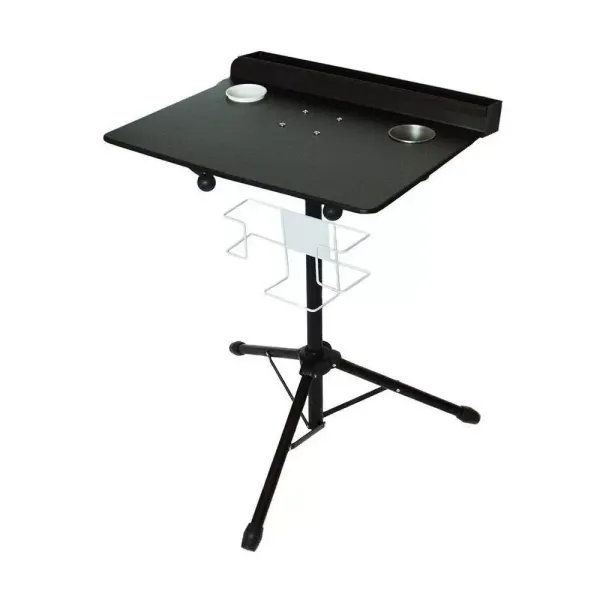 Trépied de Tatouage Fixe réglable pour Bureau Professionnel Support Mobile en Fer avec Plateau arrière Amovible pour débutants