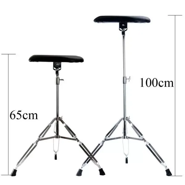 Repose-pieds portable de 65 à 100 cm - Repose-pieds - Repose-pieds réglable - Pour spa et massage - Noir