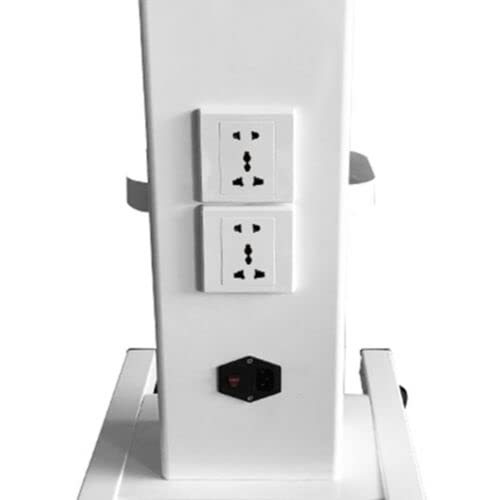 Chariot de Salon avec Support de Prise Chariot Roulant Support de Roue de beauté Chariot de Spa (Blanc) Chariot de Salon avec Support de Prise Chariot Roulant Support de Roue de beauté Chariot de Spa (Blanc)
