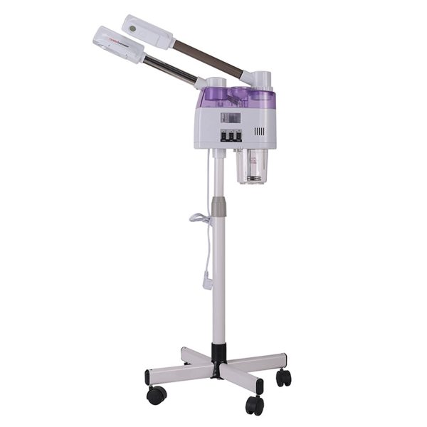 Vaporisateur de sauna facial, Pulvérisateur double tube chaud et froid, Vapeur de brume de sauna facial, Humidificateur facial