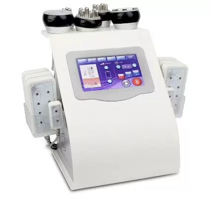 6 in 1 multifunctioneel schoonheidsapparaat Ultrasoon RF 40K polsafslankapparaat Lichaamscellulitisbescherming