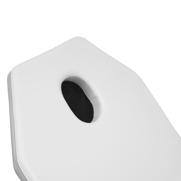 Table de massage professionnelle pliable en 3 parties - Lit cosmétique - Table de massage mobile - Salon Spa - Confortable(blanc)