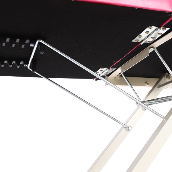 Table de massage pliable - 3 zones - Couleur au choix - Rose