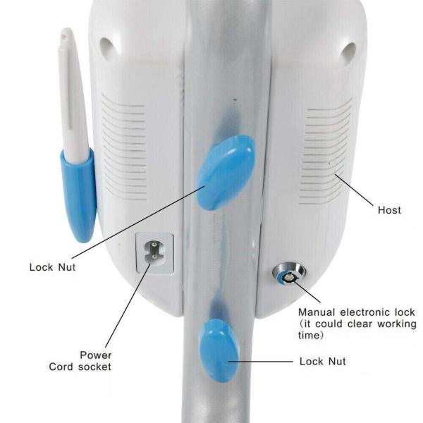 Lumière LED de blanchiment des dents - Écran tactile de 5" - Système de blanchiment des dents - Angle réglable