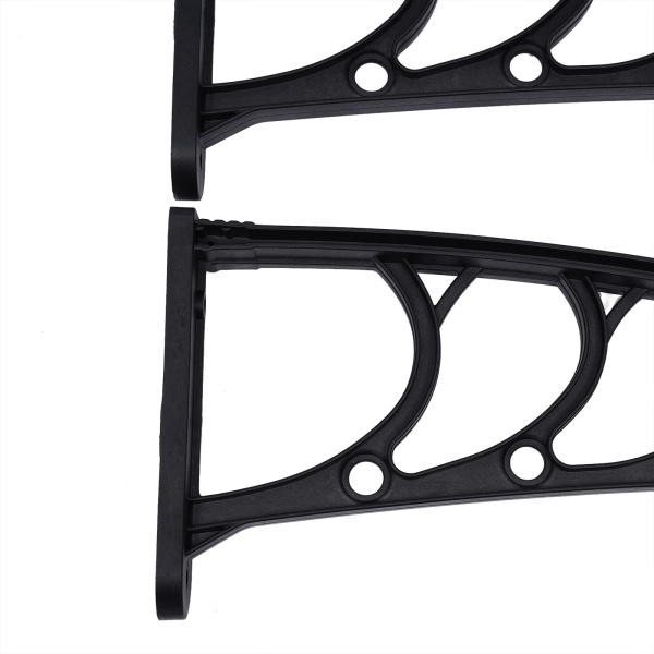 Auvent translucide 115 cm - En polycarbonate - Avec matériel de montage - Résistant aux intempéries - Montage facile (largeur : 120 cm) Auvent translucide 115 cm - En polycarbonate - Avec matériel de montage - Résistant aux intempéries - Montage facile (largeur : 120 cm)