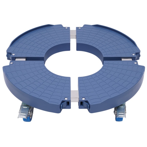 Pot de fleurs avec serrure, chariot à plantes rond pour extérieur et intérieur, capacité de charge 400 kg, support de pot, diamètre 40-58 cm