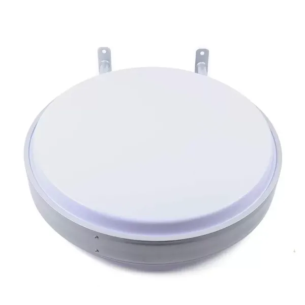 Boîte lumineuse LED 24 pouces - Double face - Rond - 60 cm - Projection de publicité lumineuse pour restaurants, salles à manger, magasins