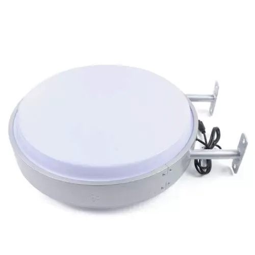 Caisson lumineux LED rond double face Diamètre : 20 pouces projection ronde étanche 50cm