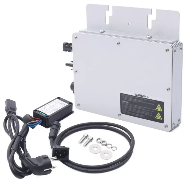 Micro onduleur solaire 300 W Micro onduleur solaire Micro onduleur IP65 étanche avec écran LCD Micro onduleur solaire 300 W Micro onduleur solaire Micro onduleur IP65 étanche avec écran LCD