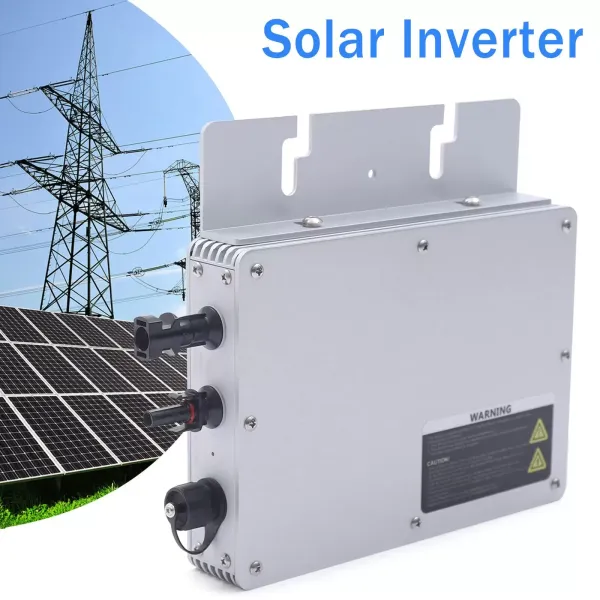Micro onduleur solaire 300 W Micro onduleur solaire Micro onduleur IP65 étanche avec écran LCD Micro onduleur solaire 300 W Micro onduleur solaire Micro onduleur IP65 étanche avec écran LCD