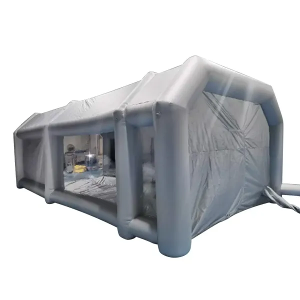 Tente gonflable pour voiture, cabine de peinture en spray avec fenêtre transparente