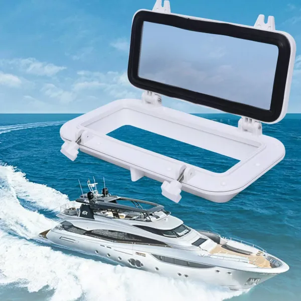 CNCEST Rectangulaire de Yacht Le sabord de Yacht Le sabord étanche pour Bateau de Yacht 40X20Cm
