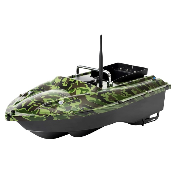 Appâts de pêche bateau GPS bateau appâts de pêche télécommande sans fil 500m piscine lac Transport Camouflage 49x27x16cm