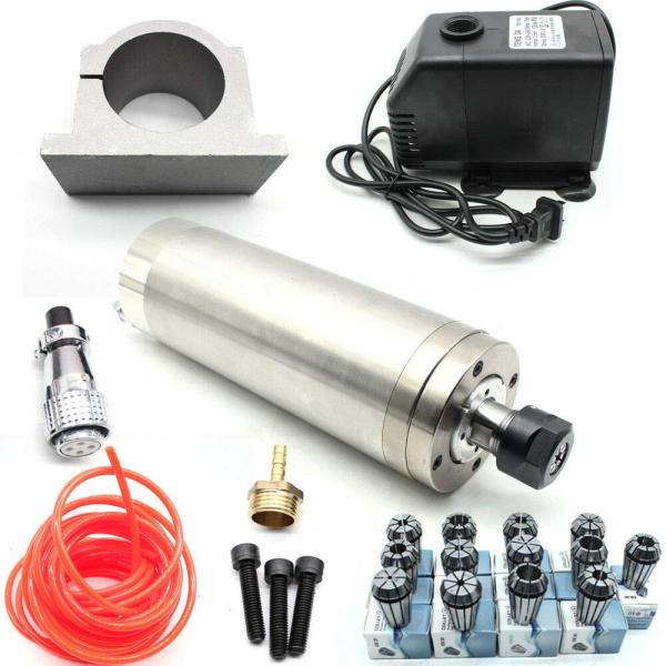 Moteur à broche haute vitesse 2,2 kW ER20 Mandrin de serrage Fraiseuse smotor inverseur VFD Moteur à broche haute vitesse 2,2 kW ER20 Mandrin de serrage Fraiseuse smotor inverseur VFD
