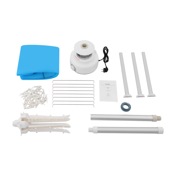 Sèche-linge portable 220 V, sèche-linge, sèche-linge à 2 niveaux pour maisons, appartements - Bleu
