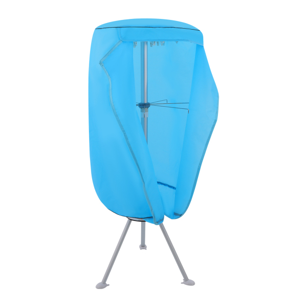 Sèche-linge portable 220 V, sèche-linge, sèche-linge à 2 niveaux pour maisons, appartements - Bleu