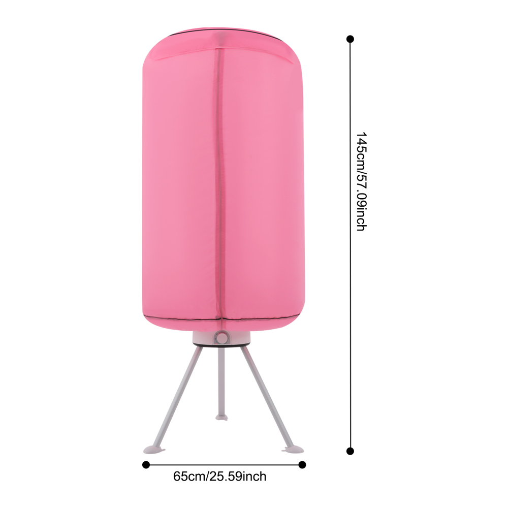 Sèche-linge portable 220 V, sèche-linge, sèche-linge à 2 niveaux pour maisons, appartements - Rose