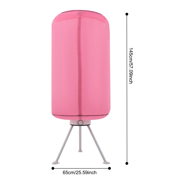 Sèche-linge portable 220 V, sèche-linge, sèche-linge à 2 niveaux pour maisons, appartements - Rose