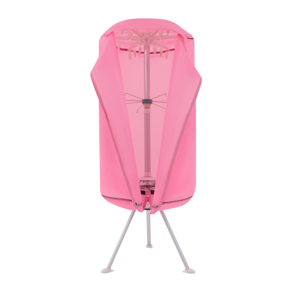 Sèche-linge portable 220 V, sèche-linge, sèche-linge à 2 niveaux pour maisons, appartements - Rose