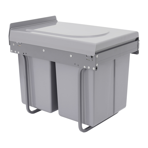 Poubelle de cuisine coulissante 40 L
