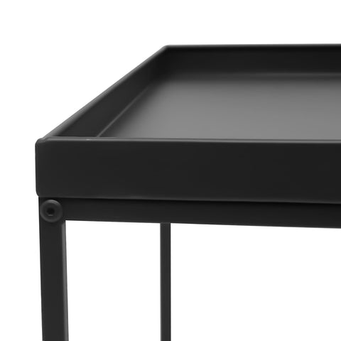 Table d'appoint carrée - Table basse mobile