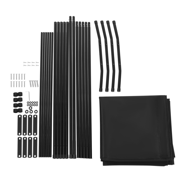 Paravent de séparation pliant 260*180cm-gris