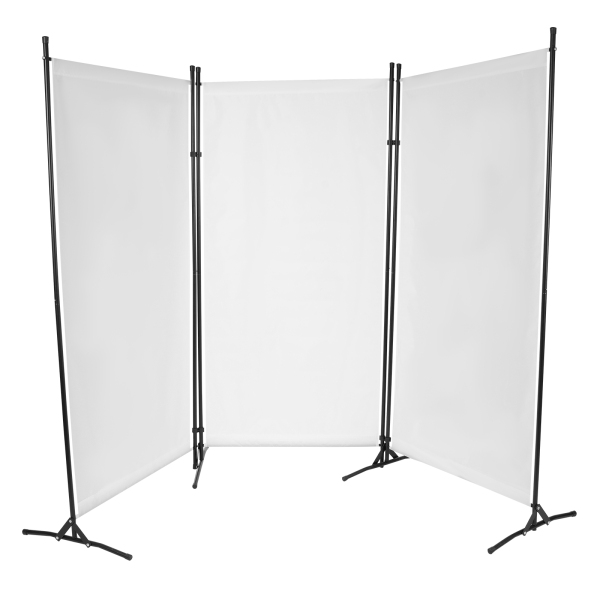 Paravent pliant 260*180cm-blanc
