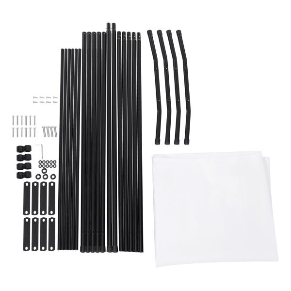 Paravent pliant 260*180cm-blanc