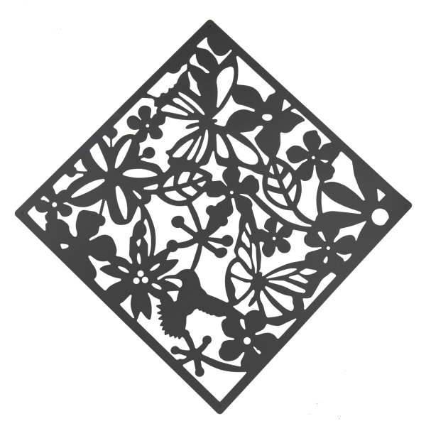 Paravent suspendu 40 x 40 cm, 12 panneaux, pour décoration de chambre ou d'hôtel
