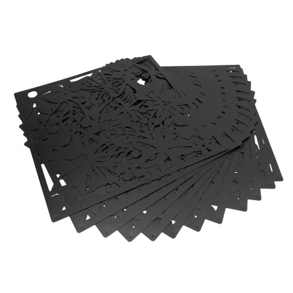 Paravent suspendu 40 x 40 cm, 12 panneaux, pour décoration de chambre ou d'hôtel