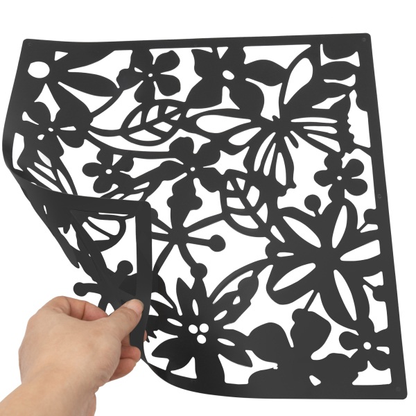Paravent suspendu 40 x 40 cm, 12 panneaux, pour décoration de chambre ou d'hôtel