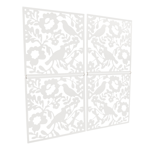 Paravent suspendu 40 x 40 cm, 12 panneaux, pour décoration de chambre ou d'hôtel