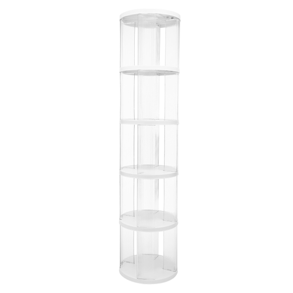 Bibliothèque-40,5*168,5 cm-plateau tournant rond à cinq couches
