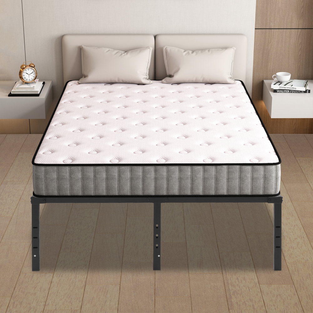 Platform Bed Frame, High Bed Frame, High Platform Bed Frame for ...