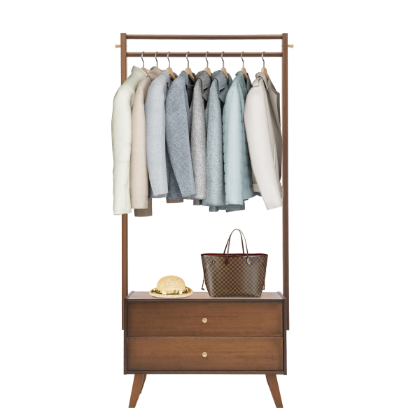 Armoire, porte-manteau avec tiroirs, armoire autoportante pour chambres, salons, entrées