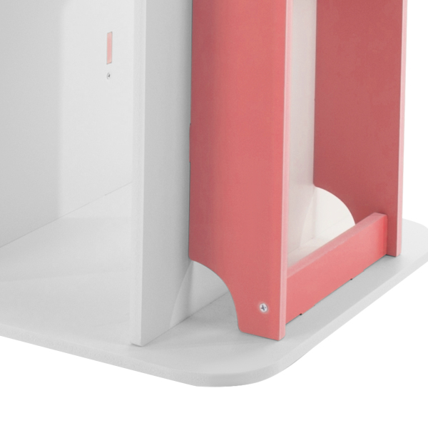 Bibliothèque rotative à 360° CNCEST, bibliothèque pour enfants, bibliothèque d'angle rotative pour enfants