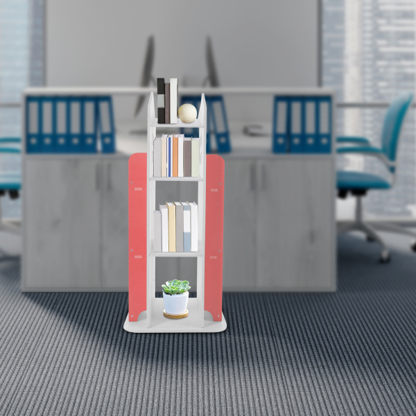 Bibliothèque rotative à 360° CNCEST, bibliothèque pour enfants, bibliothèque d'angle rotative pour enfants