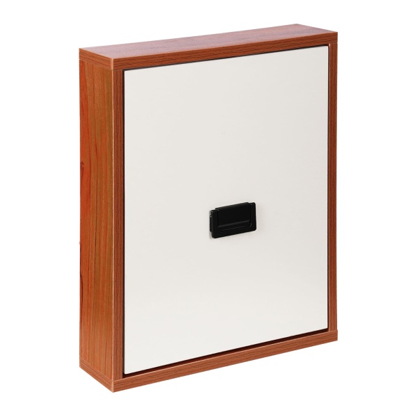 Tabouret mural pliable, tabouret à langer, chaise pliante ultra fine - Noir, blanc et bois