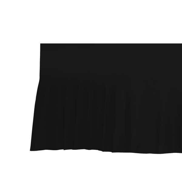 Lot de 2 nappes rectangulaires à volants - Pour mariage, fête, banquet, salle à manger, 244 x 76 cm - Noir Lot de 2 nappes rectangulaires à volants - Pour mariage, fête, banquet, salle à manger, 244 x 76 cm - Noir