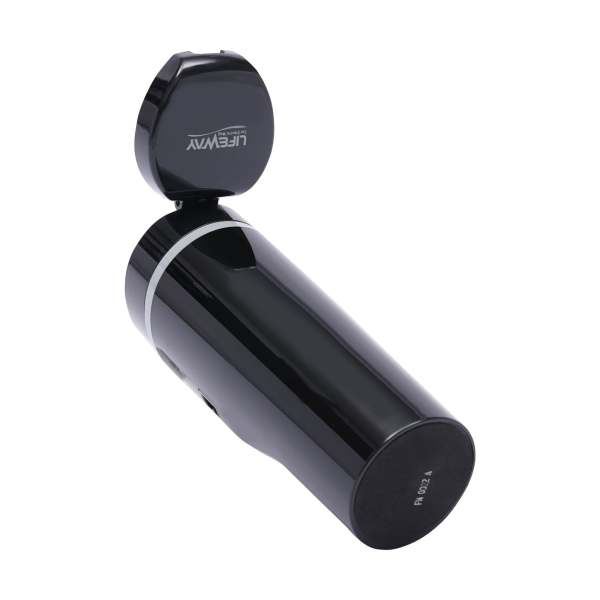 Bouilloire électrique de voyage 24V/12V pour voiture/camion, 500ml auto chauffage tasse avec couvercle anti-remous, anti-fuite, liner en acier inoxydable 304, portable café thé tasse jusqu'à 100°C Variable Temp Thermos