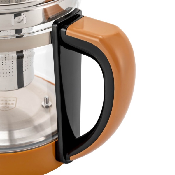 Théière et bouilloire électrique 2 en 1 avec réglage de la température 1,8 l Théière et bouilloire électrique 2 en 1 avec réglage de la température 1,8 l