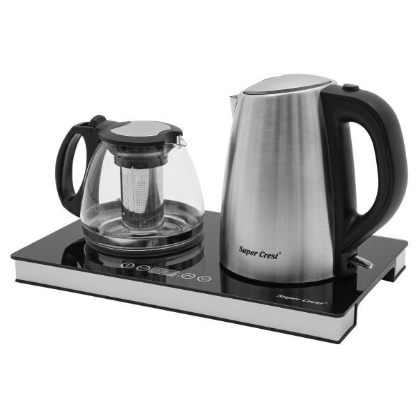 Bouilloire électrique à deux brûleurs, 1800W, écran LCD, deux boutons, bec verseur en V, pour préparer différentes boissons Bouilloire électrique à deux brûleurs, 1800W, écran LCD, deux boutons, bec verseur en V, pour préparer différentes boissons