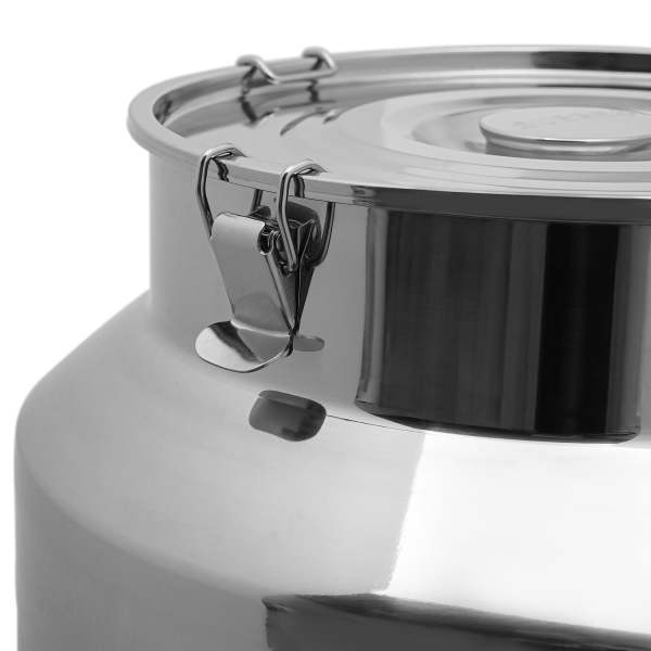Seau à lait en acier inoxydable 304, pot à lait scellé 76L