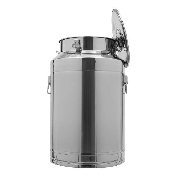 Seau à lait en acier inoxydable 304, pot à lait scellé 76L