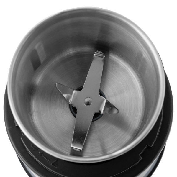 Moulin à café électrique, moulin à épices 350 W, capacité 80g, acier inoxydable pour grains de café, graines de lin, noix, épices, céréales
