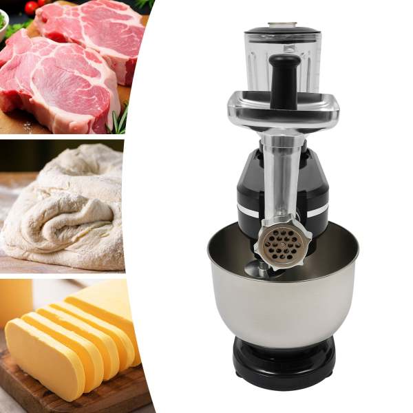 Robot de cuisine, mixeur sur socle, mixeur multifonctions, 3-en-1 220V (noir)