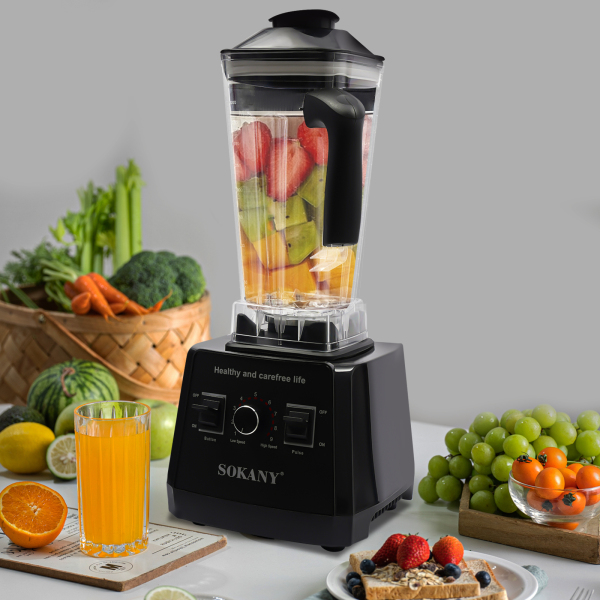 Mélangeur ABS de haute qualité à 9 vitesses, 5000W, pour les familles, les Restaurants, les cafés, 0.53 Gal, pour préparer du jus ou du café faits maison Mélangeur ABS de haute qualité à 9 vitesses, 5000W, pour les familles, les Restaurants, les cafés, 0.53 Gal, pour préparer du jus ou du café faits maison