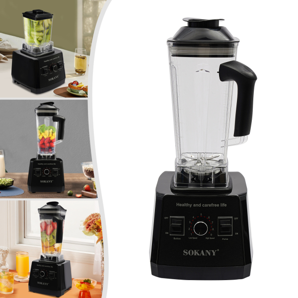 Mélangeur ABS de haute qualité à 9 vitesses, 5000W, pour les familles, les Restaurants, les cafés, 0.53 Gal, pour préparer du jus ou du café faits maison