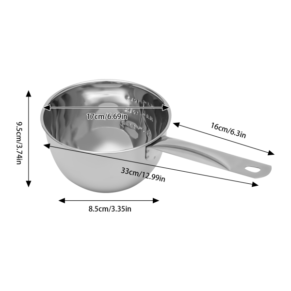 Seau en acier inoxydable seau alimentaire seau de cuisine seau d'alimentation seau à lait et cuillère 20L